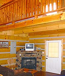 Creekview's fireplace